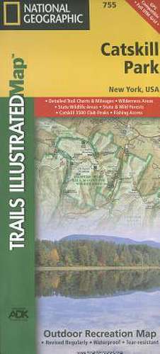 Catskill Park: Trails Illustrated Other Rec. Areas de National Geographic Maps