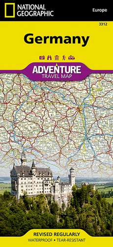 Germany: Travel Maps International Adventure Map de National Geographic Maps