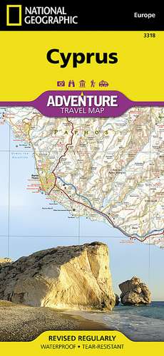 Cyprus: Travel Maps International Adventure Map de National Geographic Maps