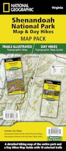 Shenandoah National Park Map & Day Hikes [Map Pack Bundle] de National Geographic Maps