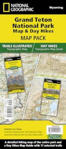 Grand Teton Day Hikes and National Park Map [Map Pack Bundle] de National Geographic Maps