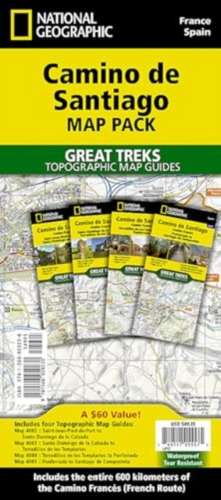 Camino de Santiago Map Map Pack Bundle de National Geographic Maps