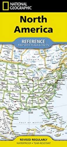 North America Reference Map (Folded) de Nat Geo Maps