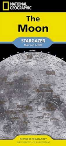 National Geographic Moon Map (Stargazer Folded) de National Geographic Maps