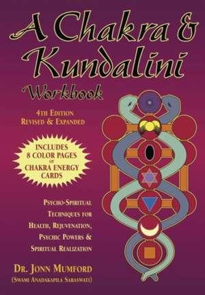 A Chakra & Kundalini Workbook: Psycho-Spiritual Techniques for Health, Rejuvenation, Psychic Powers & Spiritual Realization de Jonn Mumford