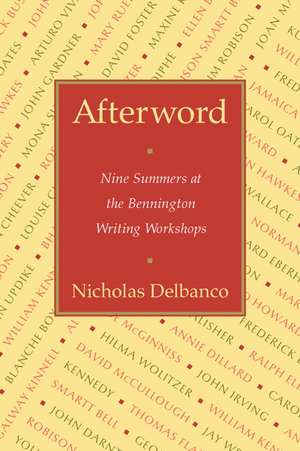 Afterword de Nicholas Delbanco
