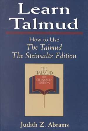 Learn Talmud de Judith Z. Abrams