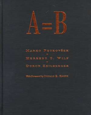 A = B de Marko Petkovsek