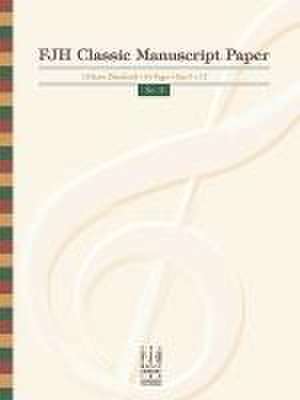 Fjh Classic Manuscript Paper No. 2 de Edwin McLean