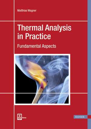 Thermal Analysis in Practice de Matthias Wagner