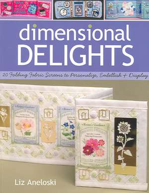 Dimensional Delights: 20 Folding Fabric Screens to Personalize, Embellish, & Display de Liz Aneloski