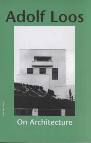 On Architecture de Adolf Loos