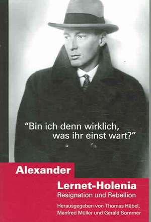 Alexander Lernet-Holenia de Thomas Hubel