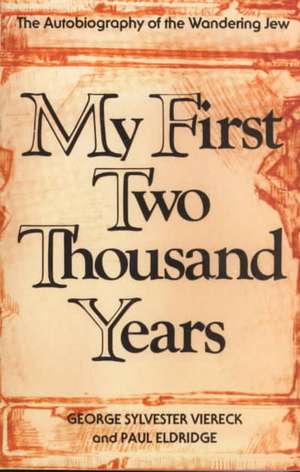 My First Two Thousand Years de Paul Eldridge