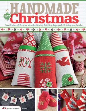 Handmade for Christmas: Easy Crafts and Creative Ideas for Sewing, Stitching, Papercraft, Knitting, and Crochet de Future Publishing Limited