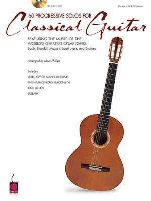 60 Progressive Solos for Classical Guitar de Mark Phillips