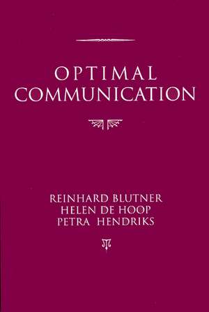 Optimal Communicaton de Reinhard Blutner