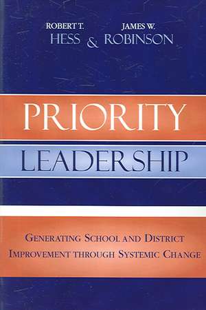 Priority Leadership de Robert T. Hess