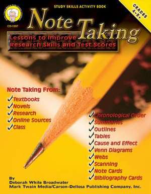 Note Taking de Deborah White Broadwater