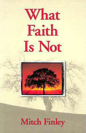 What Faith is Not de Mitch Finley