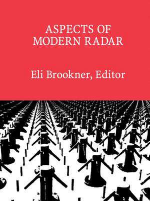 Aspects of Modern Radar de Eli Brookner