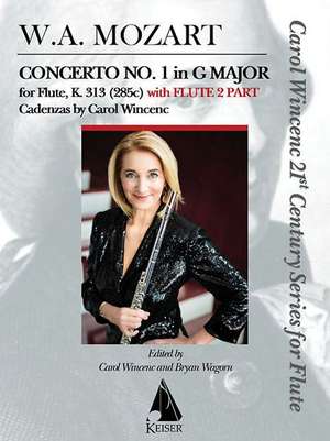 Concerto No. 1 in G Major for Flute, K. 313: With Flute 2 Part de Wolfgang Amadeus Mozart