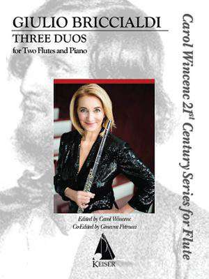 Three Duos for Two Flutes and Piano de Giulio Briccialdi