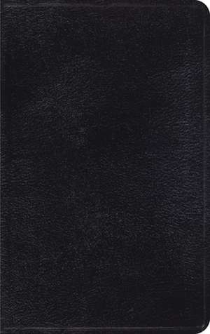 ESV Thinline Bible (Genuine Leather, Black) de Spck