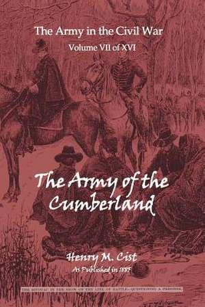 The Army of the Cumberland de Henry M. Cist