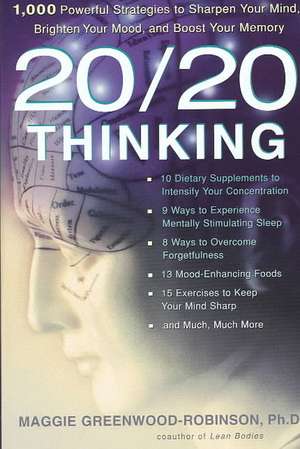 20/20 Thinking Pa de Maggie Greenwood-Robinson