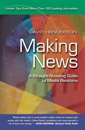 Making News de David Henderson