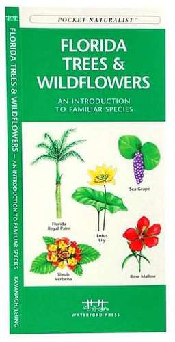 Florida Trees & Wildflowers: A Folding Pocket Guide to Familiar Species de James Kavanagh