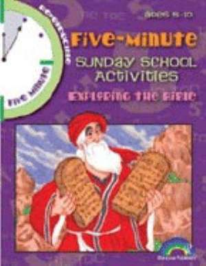 5 Minute Sunday School Activities: Ages 5-10 de Mary Davis