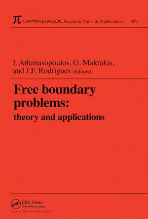 Free Boundary Problems: Theory and Applications de Ioannis Athanasopoulos