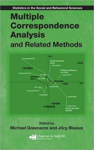 Multiple Correspondence Analysis and Related Methods de Michael Greenacre