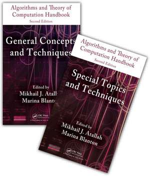 Algorithms and Theory of Computation Handbook - 2 Volume Set de Mikhail J. Atallah