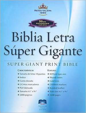 Super Giant Print Bible-Rvr 1960 de American Bible Society