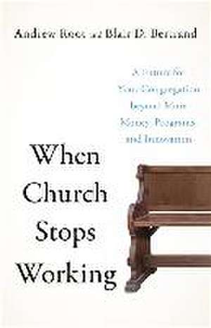 When Church Stops Working – A Future for Your Congregation beyond More Money, Programs, and Innovation de Andrew Root