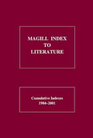 Magill Index to Literature: ""