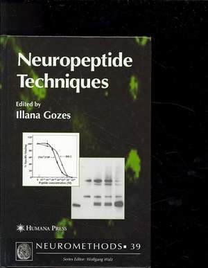 Neuropeptide Techniques de Illana Gozes