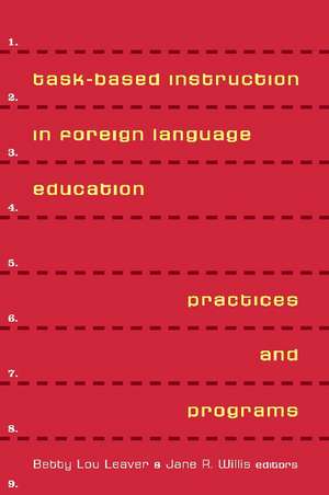 Task-Based Instruction in Foreign Language Education