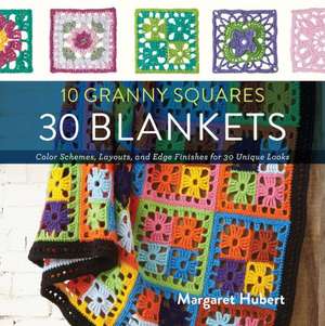 10 Granny Squares 30 Blankets de Margaret Hubert