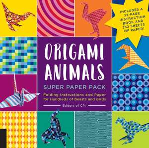 Origami Animals Super Paper Pack de Cpi