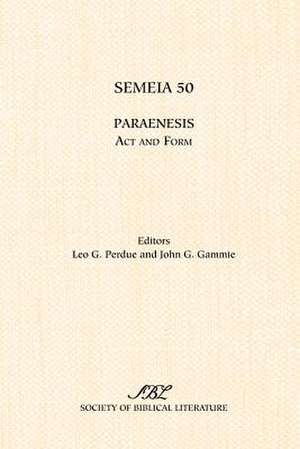 Semeia 50 de John G. Gammie