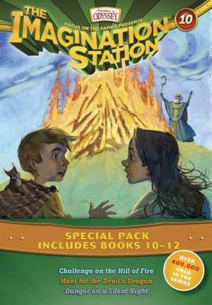 Imagination Station Books 3-Pack: Challenge on the Hill of Fire / Hunt for the Devil's Dragon / Danger on a Silent Night de Marianne Hering