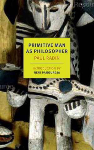 Primitive Man as Philosopher de Paul Radin