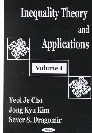 Inequality Theory & Applications de Yeol Je Cho