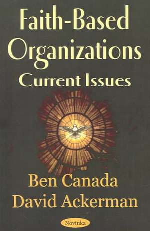 Canada, B: Faith-Based Organizations de David Ackerman