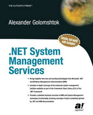 .NET System Management Services de Alexander Golomshtok