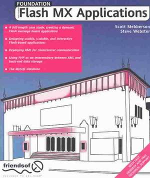 Foundation Flash MX Applications de Steve Webster